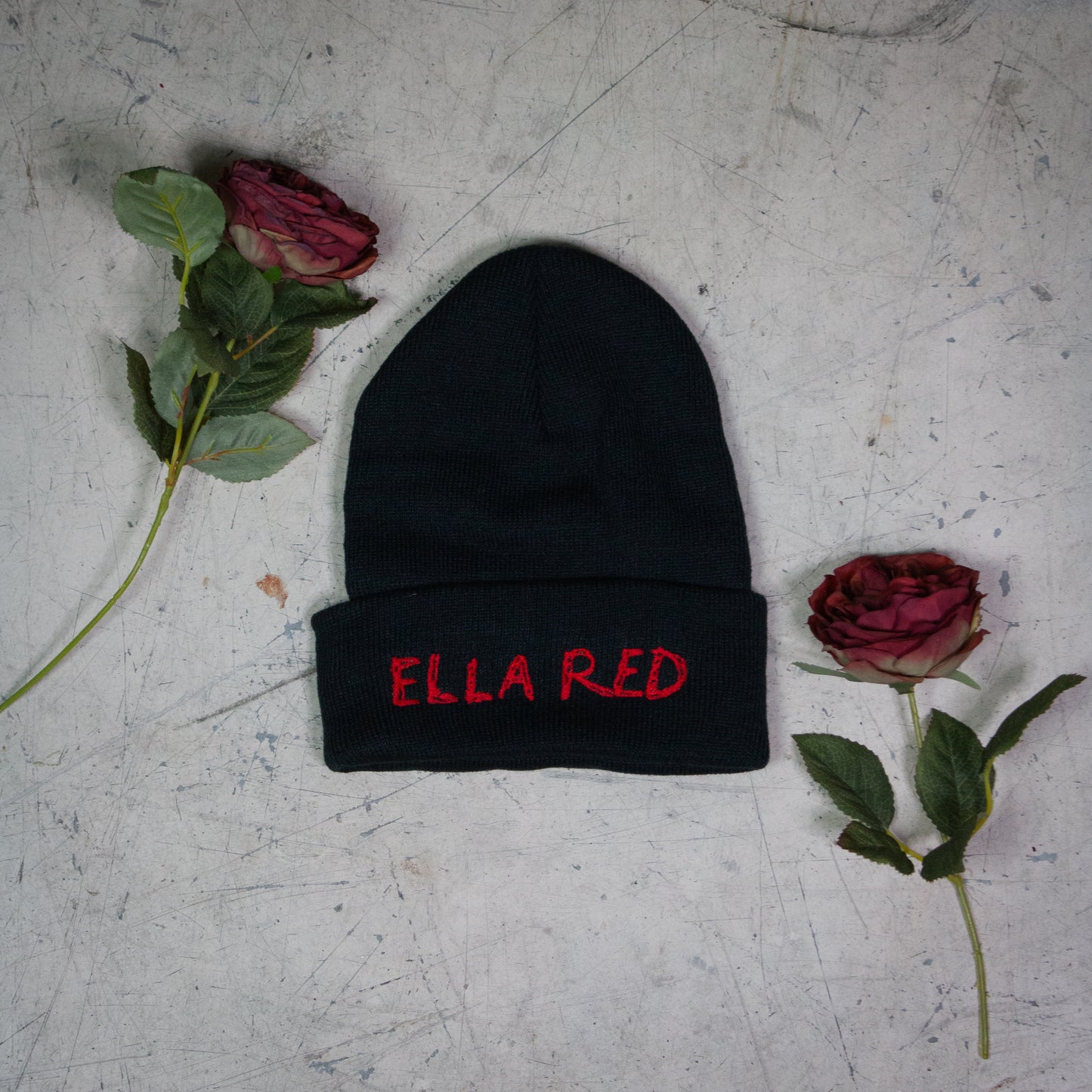 Ella Red Beanie