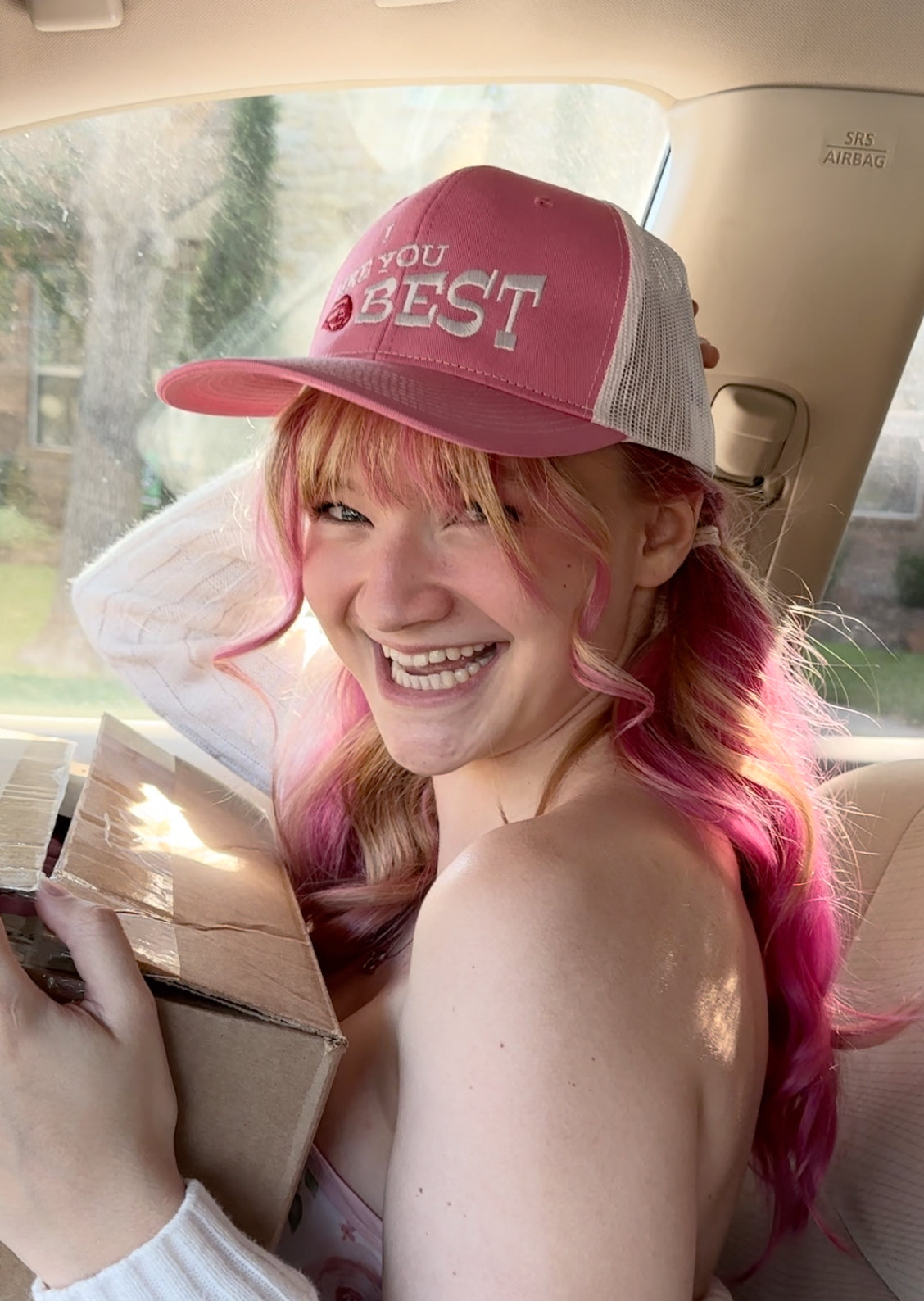 I Like You Best Trucker Hat